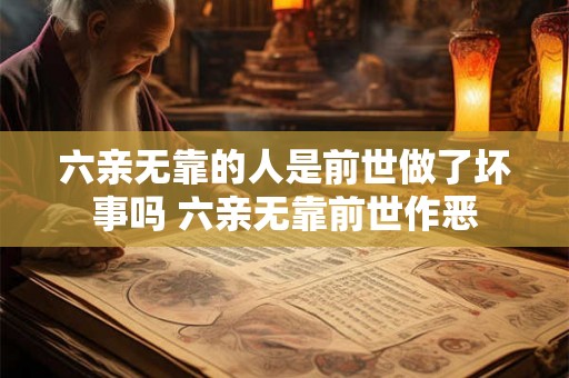 六亲无靠的人是前世做了坏事吗 六亲无靠前世作恶