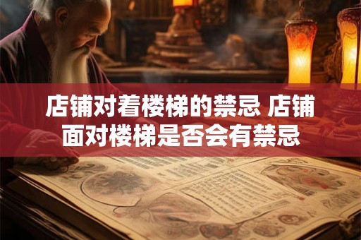 店铺对着楼梯的禁忌 店铺面对楼梯是否会有禁忌
