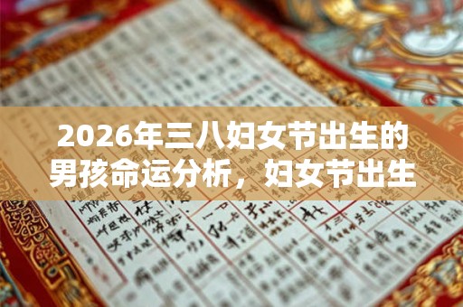 2026年三八妇女节出生的男孩命运分析，妇女节出生男孩很尴尬？