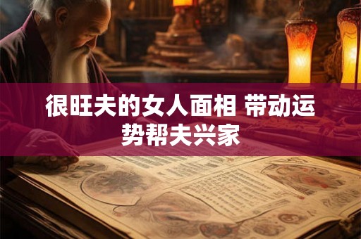 很旺夫的女人面相 带动运势帮夫兴家