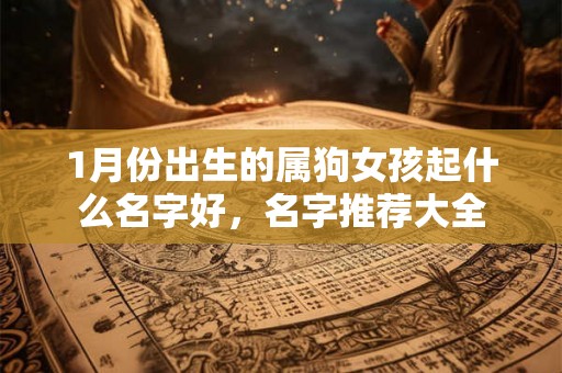 1月份出生的属狗女孩起什么名字好，名字推荐大全