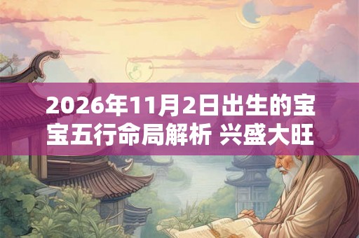 2026年11月2日出生的宝宝五行命局解析 兴盛大旺命格