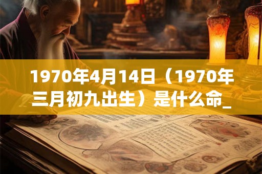 1970年4月14日（1970年三月初九出生）是什么命_命运如何