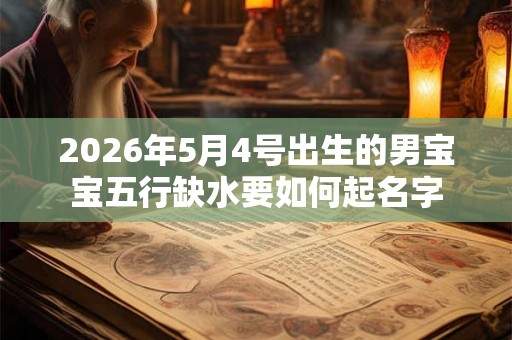 2026年5月4号出生的男宝宝五行缺水要如何起名字