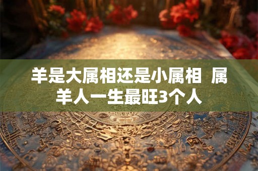 羊是大属相还是小属相  属羊人一生最旺3个人