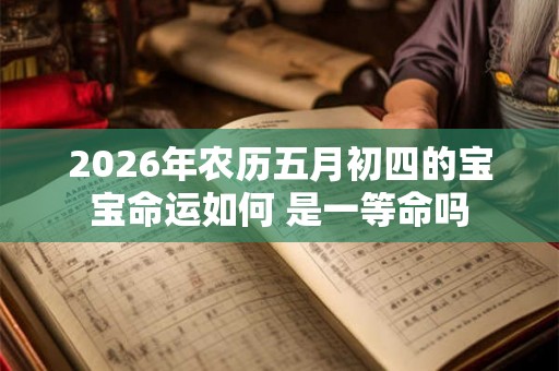 2026年农历五月初四的宝宝命运如何 是一等命吗