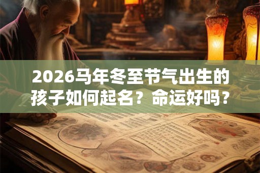 2026马年冬至节气出生的孩子如何起名？命运好吗？