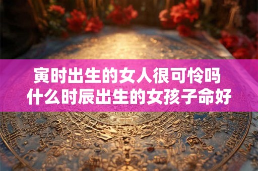 寅时出生的女人很可怜吗 什么时辰出生的女孩子命好 寅时出生的女人很可怜吗 什么时辰出生的女孩子命好