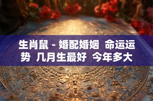 生肖鼠 - 婚配婚姻  命运运势  几月生最好  今年多大