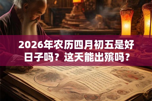 2026年农历四月初五是好日子吗？这天能出殡吗？