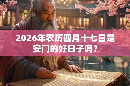 2026年农历四月十七日是安门的好日子吗？