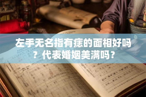 左手无名指有痣的面相好吗？代表婚姻美满吗？