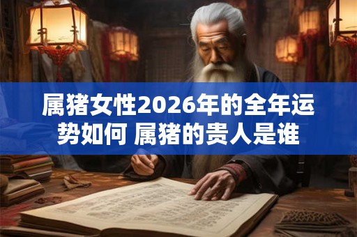 属猪女性2026年的全年运势如何 属猪的贵人是谁 属猪女性2026年的全年运势如何 属猪的贵人是谁