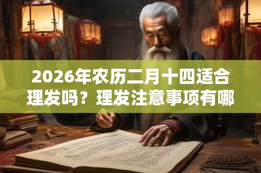 2026年农历二月十四适合理发吗?理发注意事项有哪些? 2026年农历二月十四适合理发吗?理发注意事项有哪些?