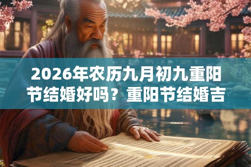 2026年农历九月初九重阳节结婚好吗?重阳节结婚吉利吗? 2026年农历九月初九重阳节结婚好吗?重阳节结婚吉利吗?
