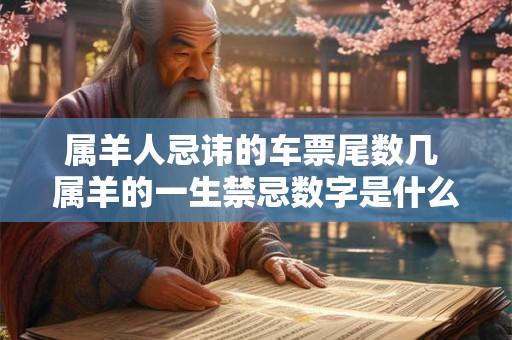 属羊人忌讳的车票尾数几 属羊的一生禁忌数字是什么