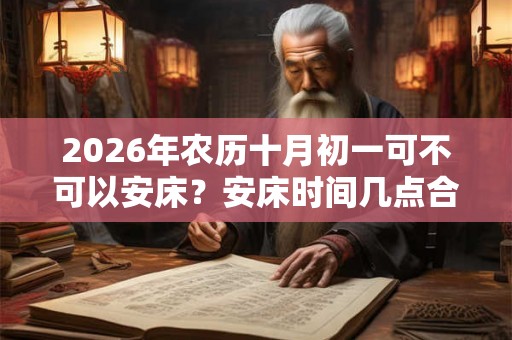 2026年农历十月初一可不可以安床？安床时间几点合适？