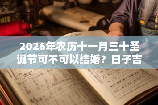 2026年农历十一月三十圣诞节可不可以结婚？日子吉利吗？