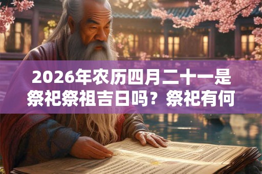 2026年农历四月二十一是祭祀祭祖吉日吗？祭祀有何讲究？