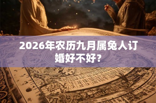2026年农历九月属兔人订婚好不好？