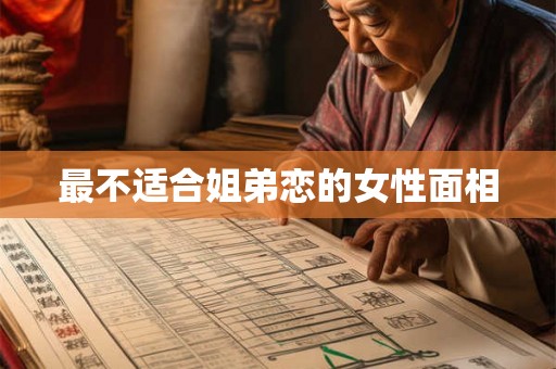 最不适合姐弟恋的女性面相 最不适合姐弟恋的女性面相