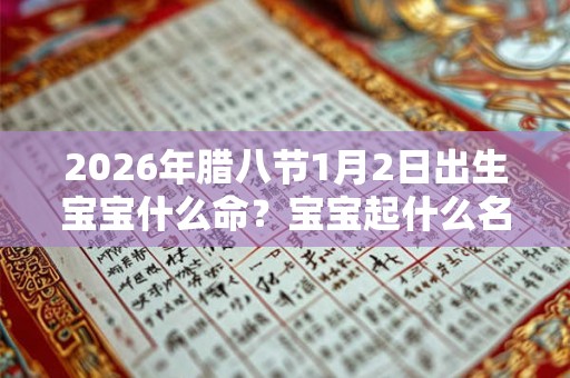 2026年腊八节1月2日出生宝宝什么命？宝宝起什么名字好听？