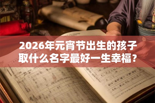 2026年元宵节出生的孩子取什么名字最好一生幸福？