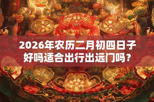 2026年农历二月初四日子好吗适合出行出远门吗？