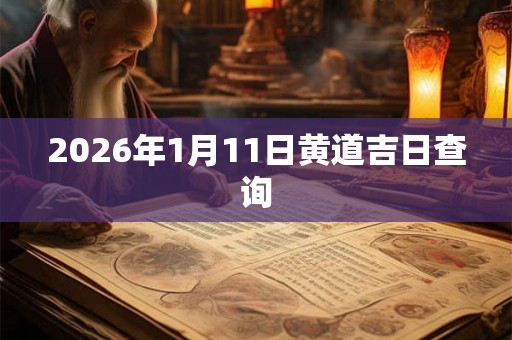 2026年1月11日黄道吉日查询 2026年1月11日黄道吉日查询