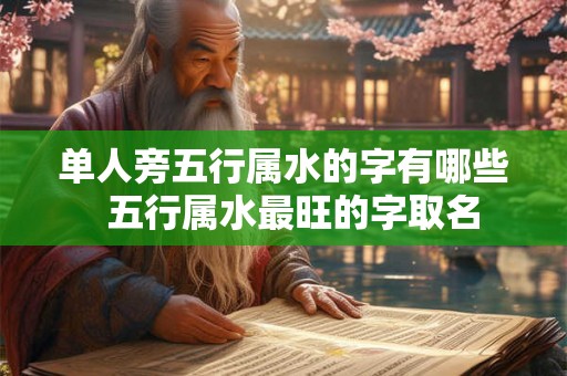 单人旁五行属水的字有哪些 五行属水最旺的字取名 单人旁五行属水的字有哪些 五行属水最旺的字取名