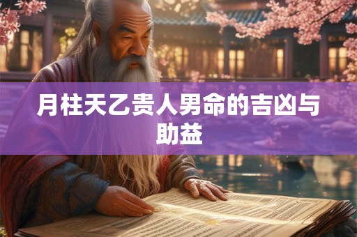 月柱天乙贵人男命的吉凶与助益