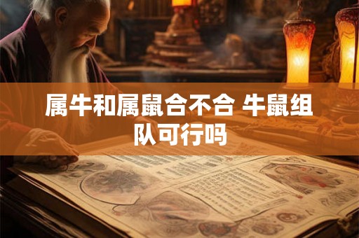 属牛和属鼠合不合 牛鼠组队可行吗