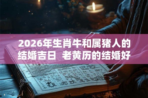2026年生肖牛和属猪人的结婚吉日 老黄历的结婚好日子查询 2026年生肖牛和属猪人的结婚吉日 老黄历的结婚好日子查询