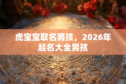 虎宝宝取名男孩,2026年起名大全男孩 虎宝宝取名男孩,2026年起名大全男孩