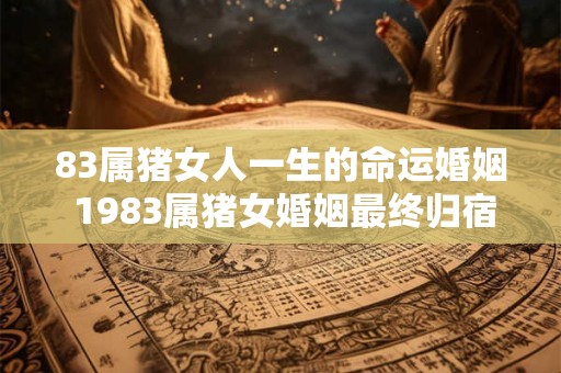 83属猪女人一生的命运婚姻 1983属猪女婚姻最终归宿