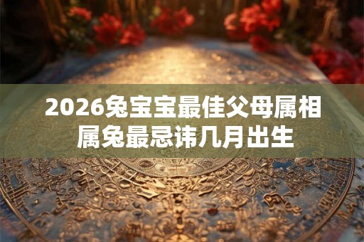 2026兔宝宝最佳父母属相 属兔最忌讳几月出生