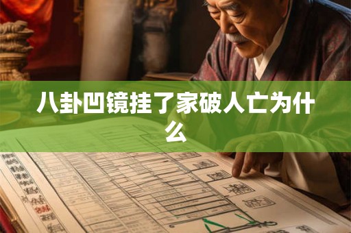 八卦凹镜挂了家破人亡为什么 八卦凹镜挂了家破人亡为什么