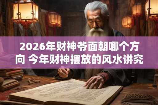 2026年财神爷面朝哪个方向 今年财神摆放的风水讲究