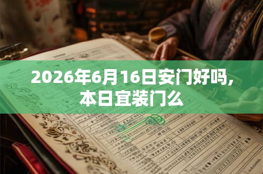 2026年6月16日安门好吗,本日宜装门么
