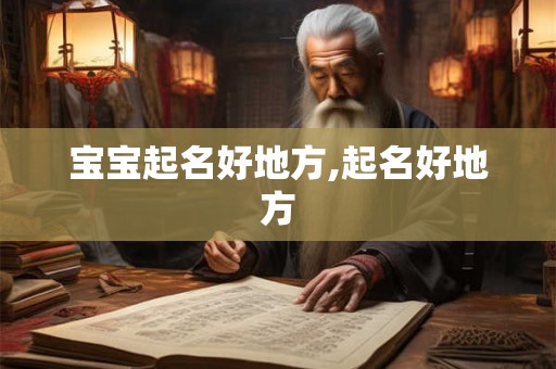 宝宝起名好地方,起名好地方
