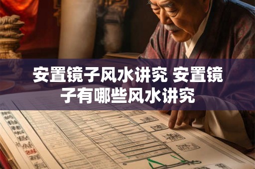 安置镜子风水讲究 安置镜子有哪些风水讲究
