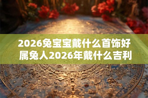 2026兔宝宝戴什么首饰好 属兔人2026年戴什么吉利