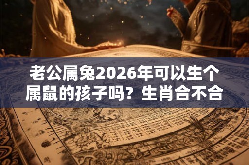 老公属兔2026年可以生个属鼠的孩子吗？生肖合不合？