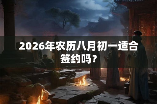 2026年农历八月初一适合签约吗? 2026年农历八月初一适合签约吗?