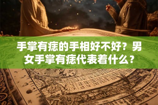 手掌有痣的手相好不好？男女手掌有痣代表着什么？