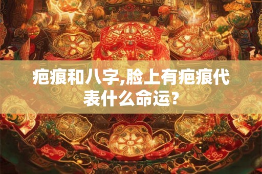 疤痕和八字,脸上有疤痕代表什么命运？