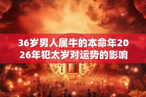 36岁男人属牛的本命年2026年犯太岁对运势的影响
