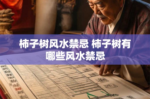 柿子树风水禁忌 柿子树有哪些风水禁忌