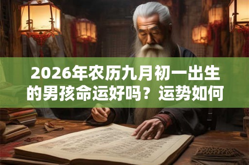 2026年农历九月初一出生的男孩命运好吗?运势如何 2026年农历九月初一出生的男孩命运好吗?运势如何