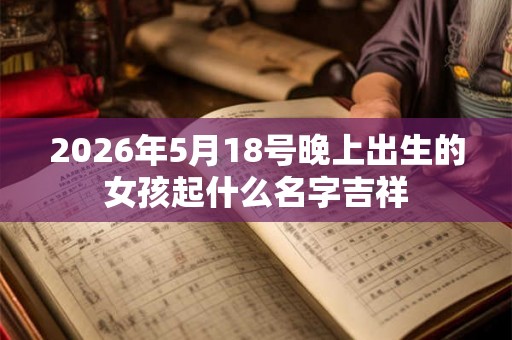 2026年5月18号晚上出生的女孩起什么名字吉祥